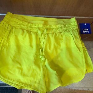 NWT Joy Lab Athlethic Skort/Shorts in Electric Yellow - Women's M